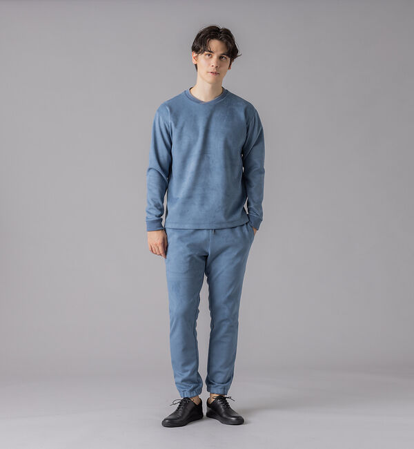 ABAHOUSE「【アンサンブル対応】シルキー ネオスエード プルオーバー / スウェット」|Tシャツ・カットソー|