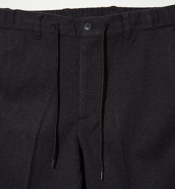 ABAHOUSE「【秋冬生地/セットアップ対応】ヘリンボーン柄 ニット スラックス パンツ」|スラックス|