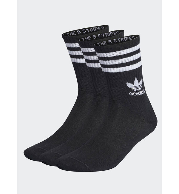 ABAHOUSE「【adidas originals/アディダスオリジナルス】CREW SOCK」|ソックス|ブラック
