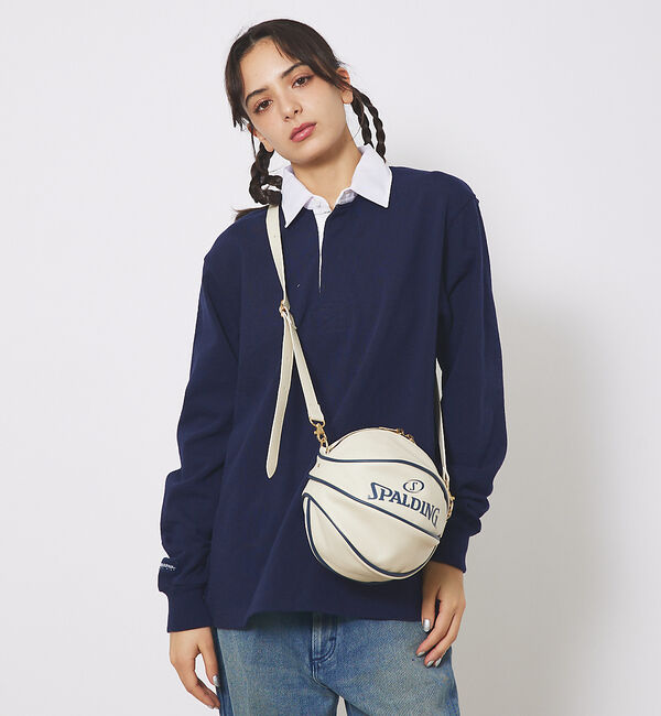 ABAHOUSE「【SPALDING/スポルディング】バスケットボールバッグ 80979600/バ」|ショルダー・メッセンジャー|ホワイト