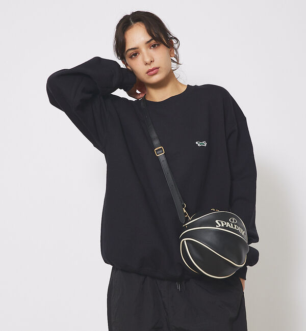 ABAHOUSE「【SPALDING/スポルディング】バスケットボールバッグ 80979600/バ」|ショルダー・メッセンジャー|ブラック