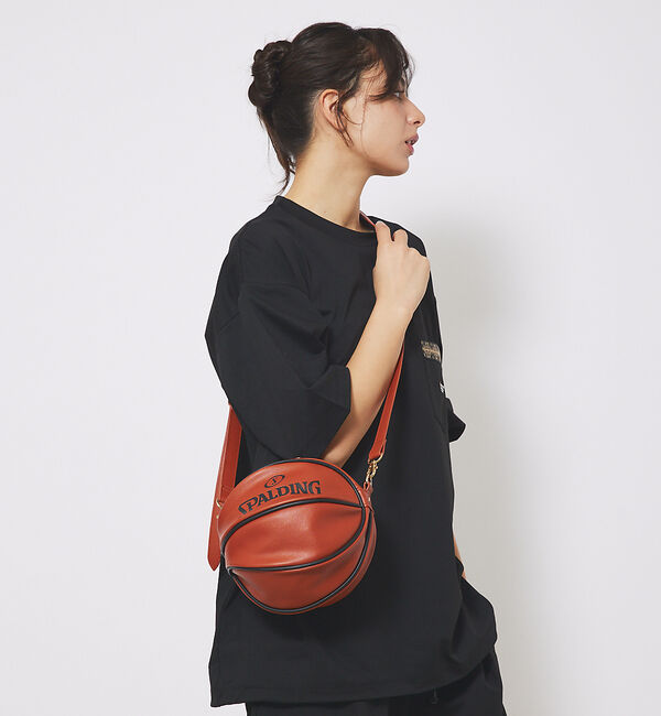 ABAHOUSE「【SPALDING/スポルディング】バスケットボールバッグ 80979600/バ」|ショルダー・メッセンジャー|ライトブラウン