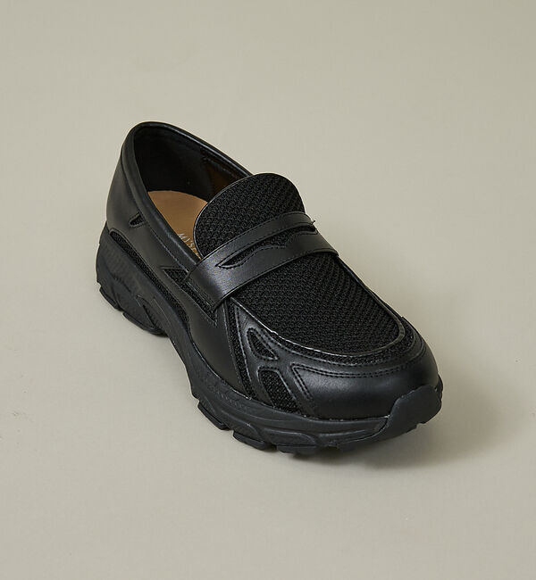 ABAHOUSE「BLACK LOAFER SNEAKERS / ブラック ローファースニーカー/」|スニーカー|