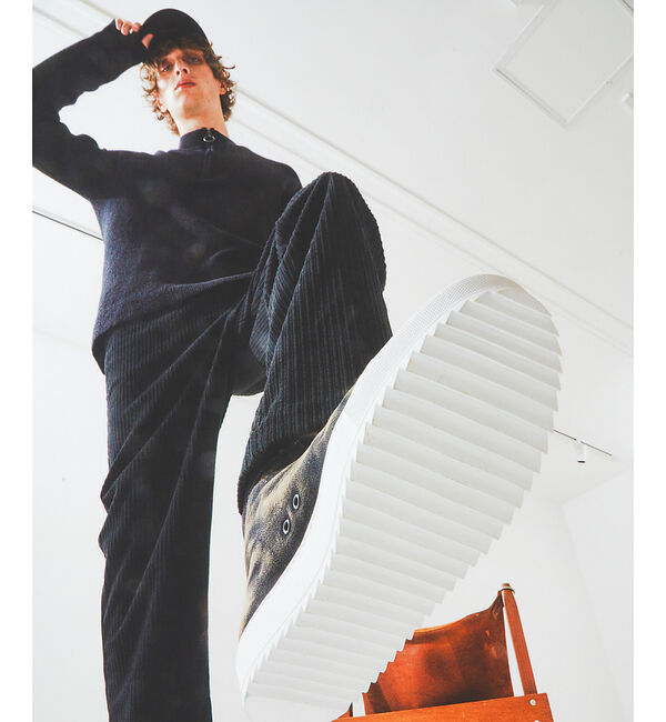 alfredoBANNISTER「【デニム】センタージップ ハイカットスニーカー」|スニーカー|