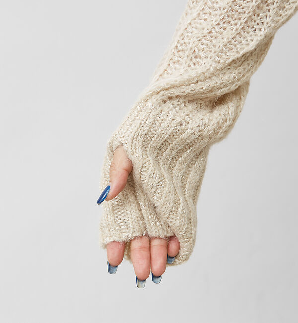 Rouge vif「シアーモヘヤミックス畔プルオーバー」|ニット・セーター|