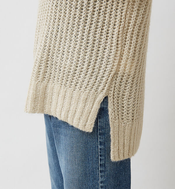 Rouge vif「シアーモヘヤミックス畔プルオーバー」|ニット・セーター|