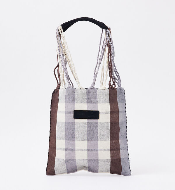 Rouge vif「【MOON BIRD/ムーンバード】手織りハンモックトートバッグS/手織り【WE」|トートバッグ|ホワイト系その他1