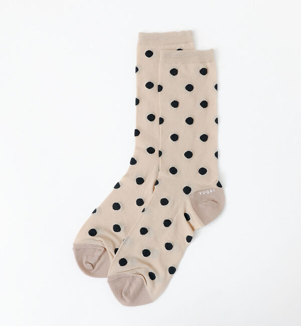Rouge vif「【YUQRI/ユクリ】Polka/靴下/シアー/ポルカドット/ギフト【WEB限定」|ソックス|