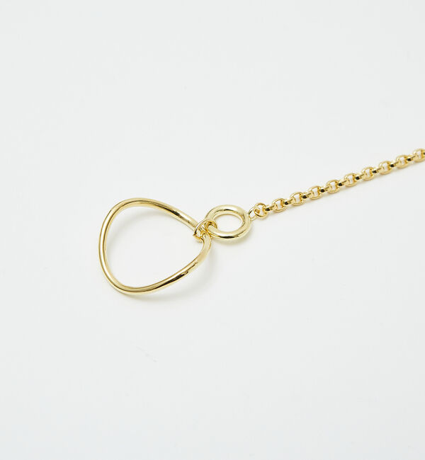 qualite「【MC STUDIO】ダブルリングチェーンネックレス」|ネックレス|