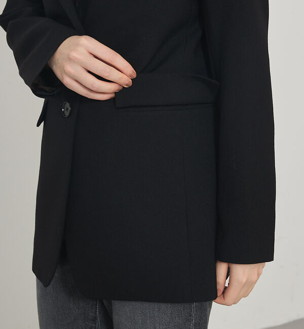 qualite「【セットアップ対応】TWツイルテーラードジャケット」|テーラードジャケット|