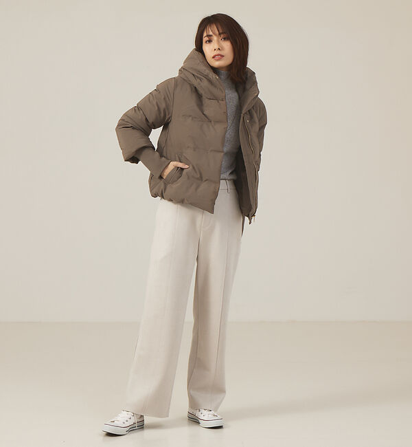 abahouse mavie「スエードストレートパンツ」|その他|