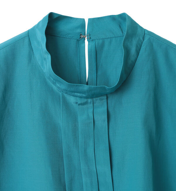 TIARA「ケープカラーノースリーブブラウス」|シャツ・ブラウス|