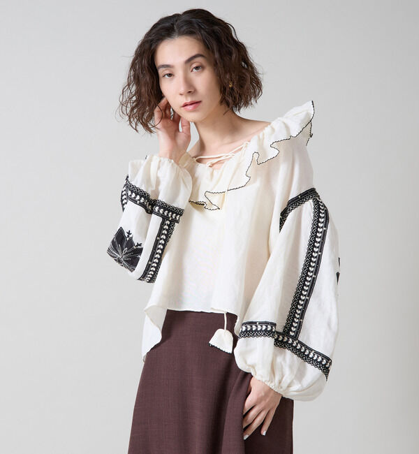 Liesse「【Scarlette Poppies】ブラウス　Lovely Moments Top(1714)」|シャツ・ブラウス|