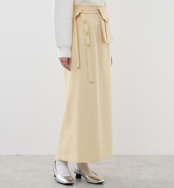 Soffitto「ツイード調ハイウエストタイトスカート」|スカート|