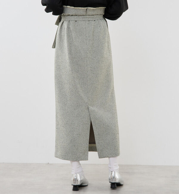 Soffitto「ツイード調ハイウエストタイトスカート」|スカート|