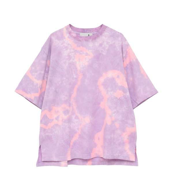 A_「【A＿/エース】タイダイ染めTシャツ」|Tシャツ・カットソー|パープル