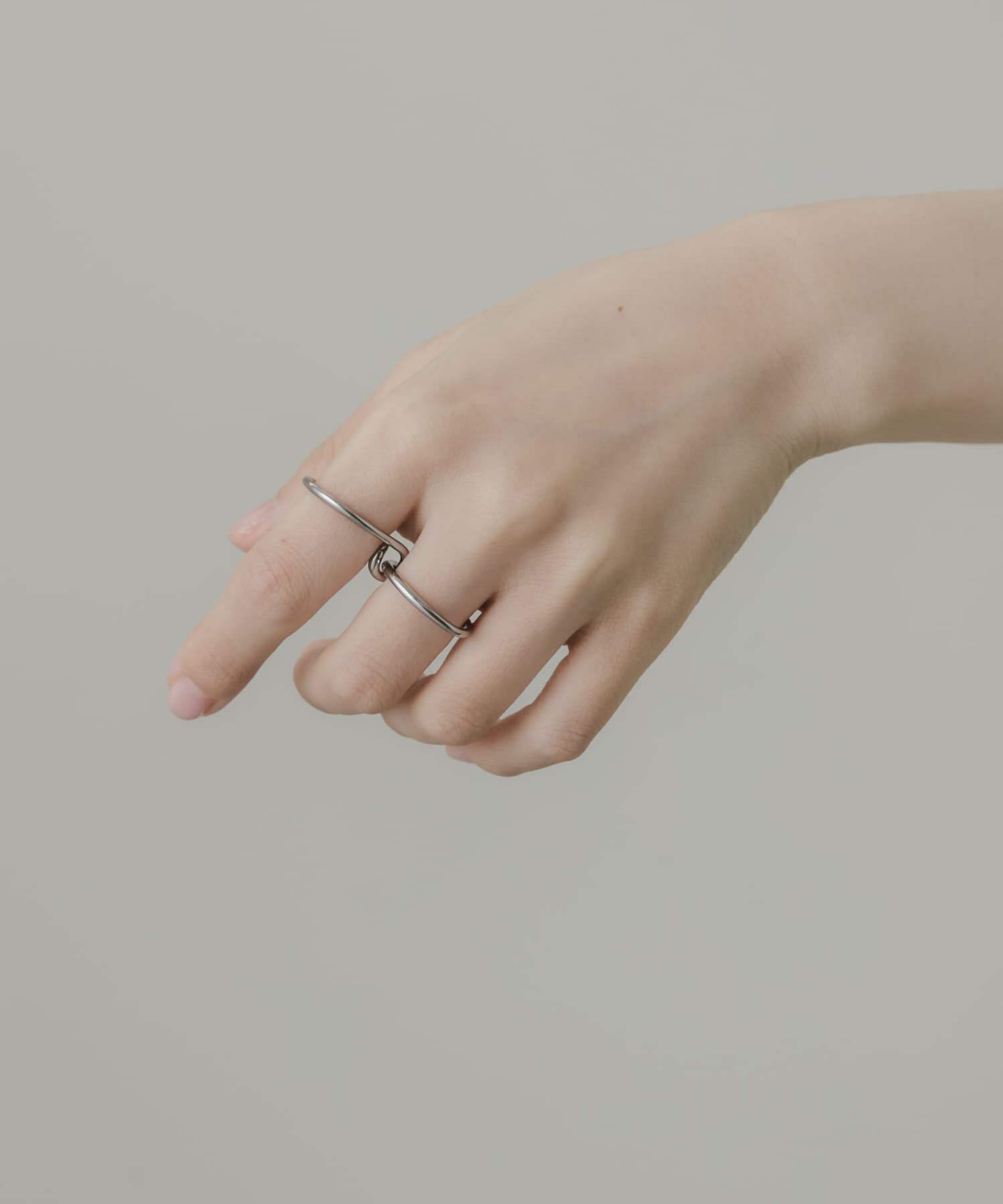 SMELLY「ステンレス2WAYリング」|リング|