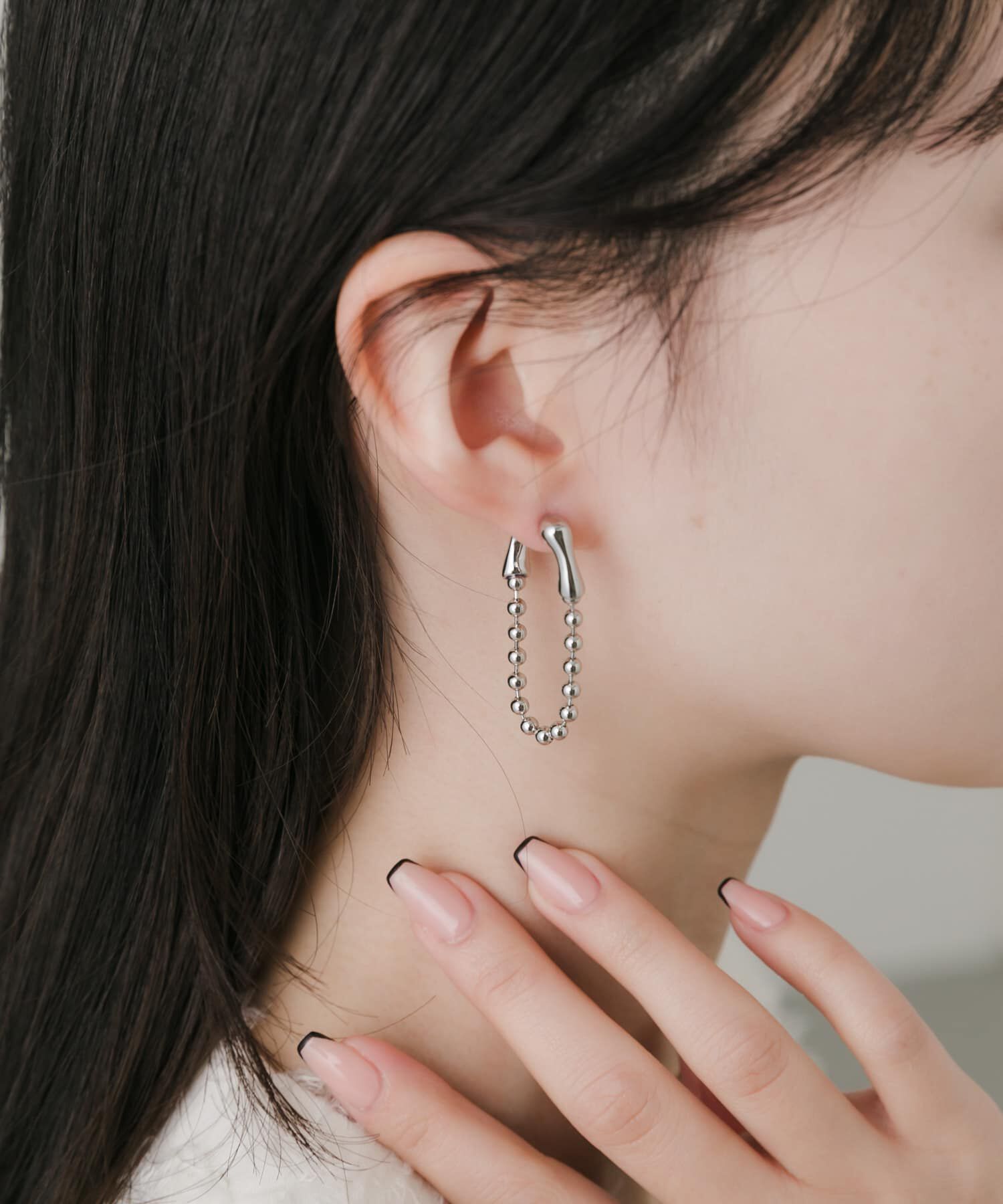 SMELLY「ボールチェーンピアス」|ピアス|