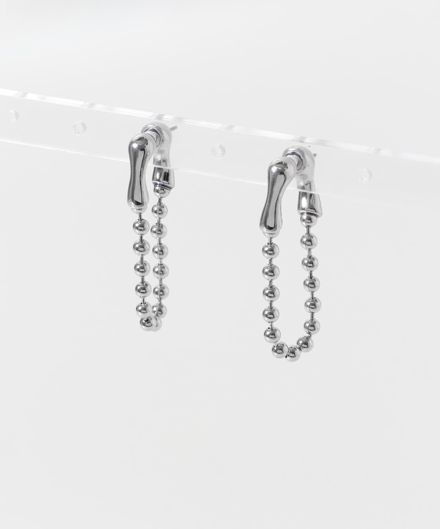SMELLY「ボールチェーンピアス」|ピアス|