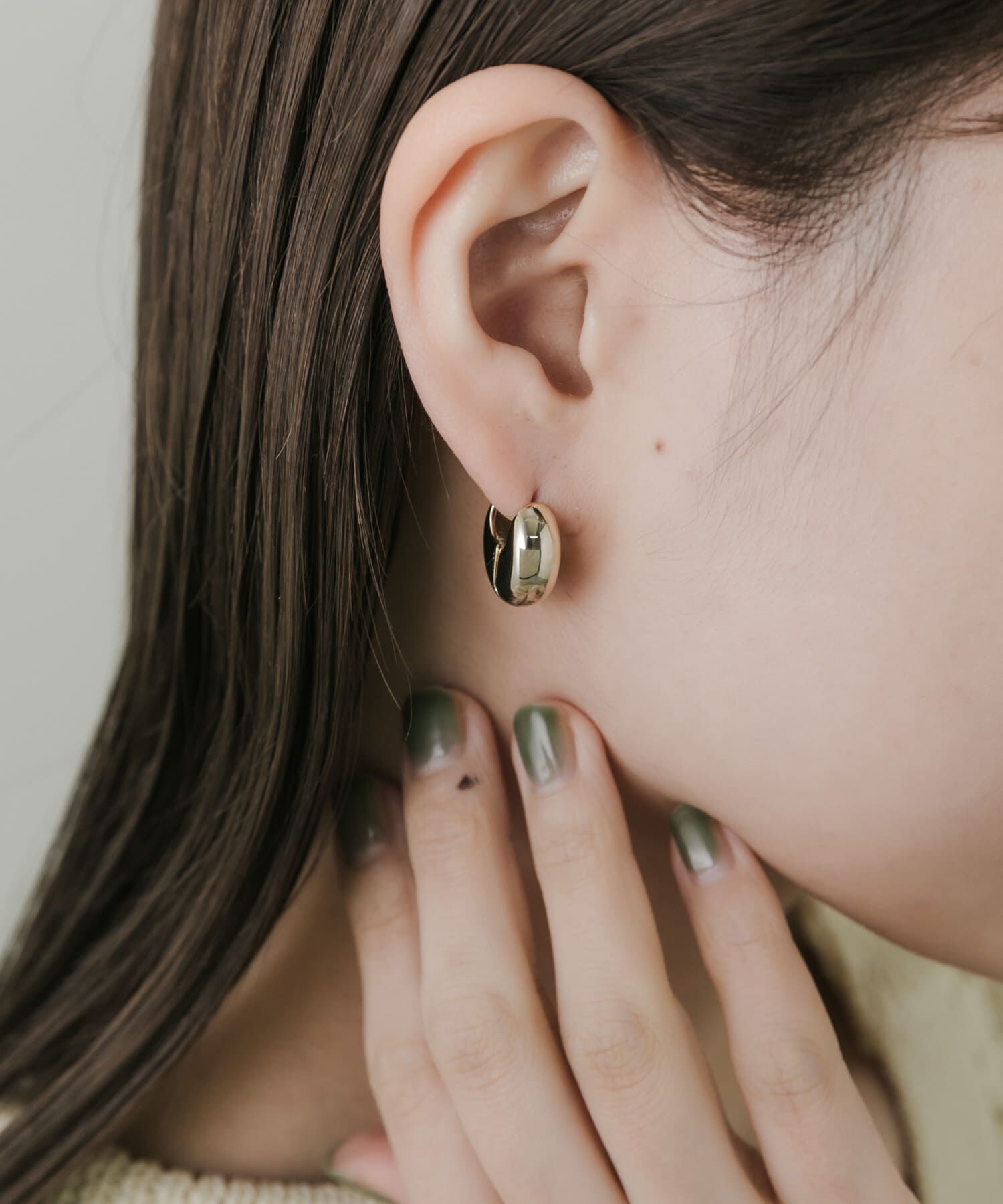 SMELLY「メタルプックリワンタッチピアス」|ピアス|