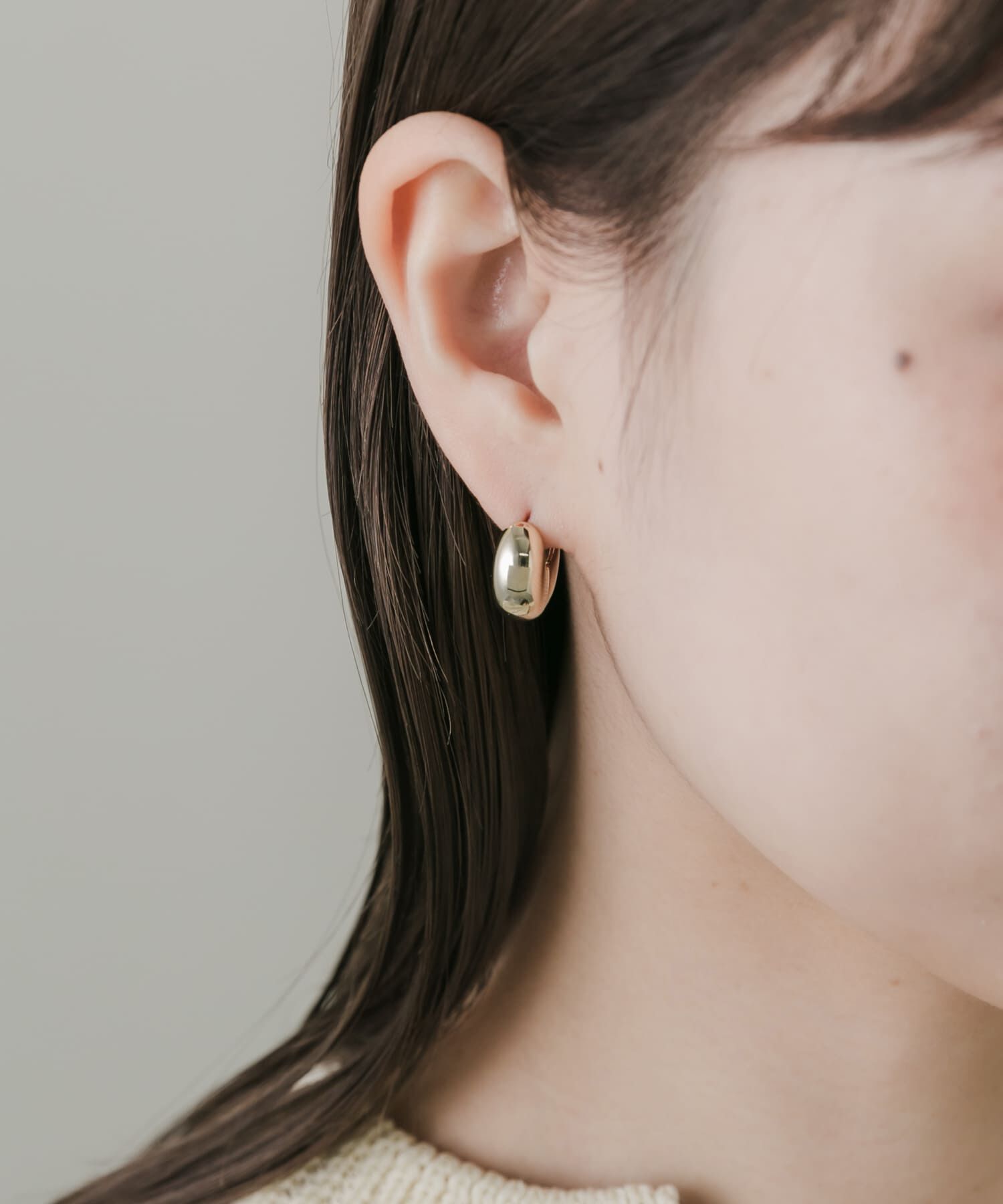 SMELLY「メタルプックリワンタッチピアス」|ピアス|