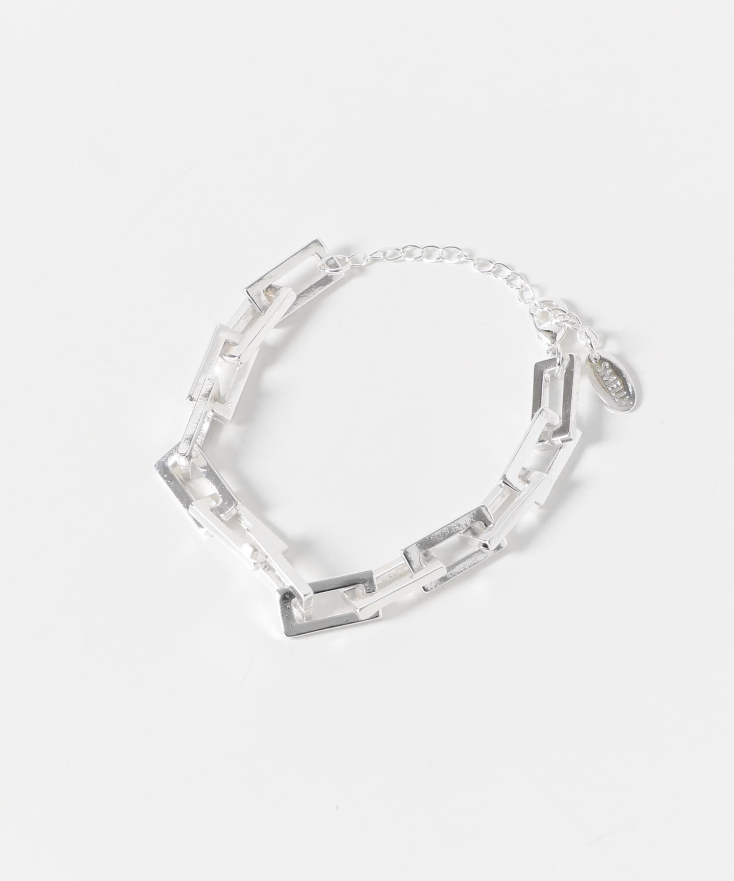 SMELLY「スクエアチェーンボリュームブレスレット」|ブレスレット・バングル|