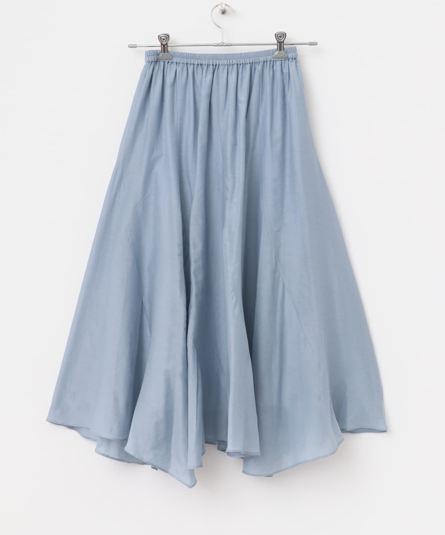 URBAN RESEARCH ROSSO「コットンシルクヘムデザインギャザースカート」|スカート|