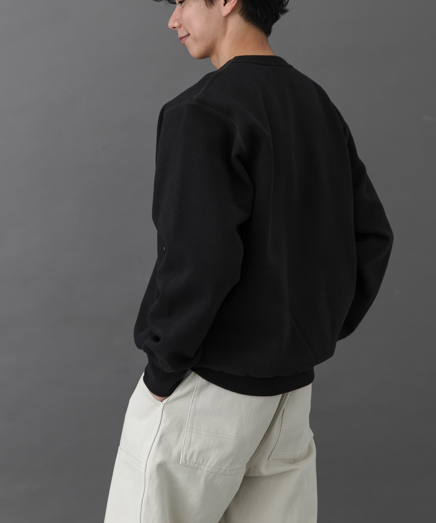 URBAN RESEARCH DOORS「FORK&SPOON　リサイクルコットン裏毛クルーネックスウェット」|スウェット・ジャージ|