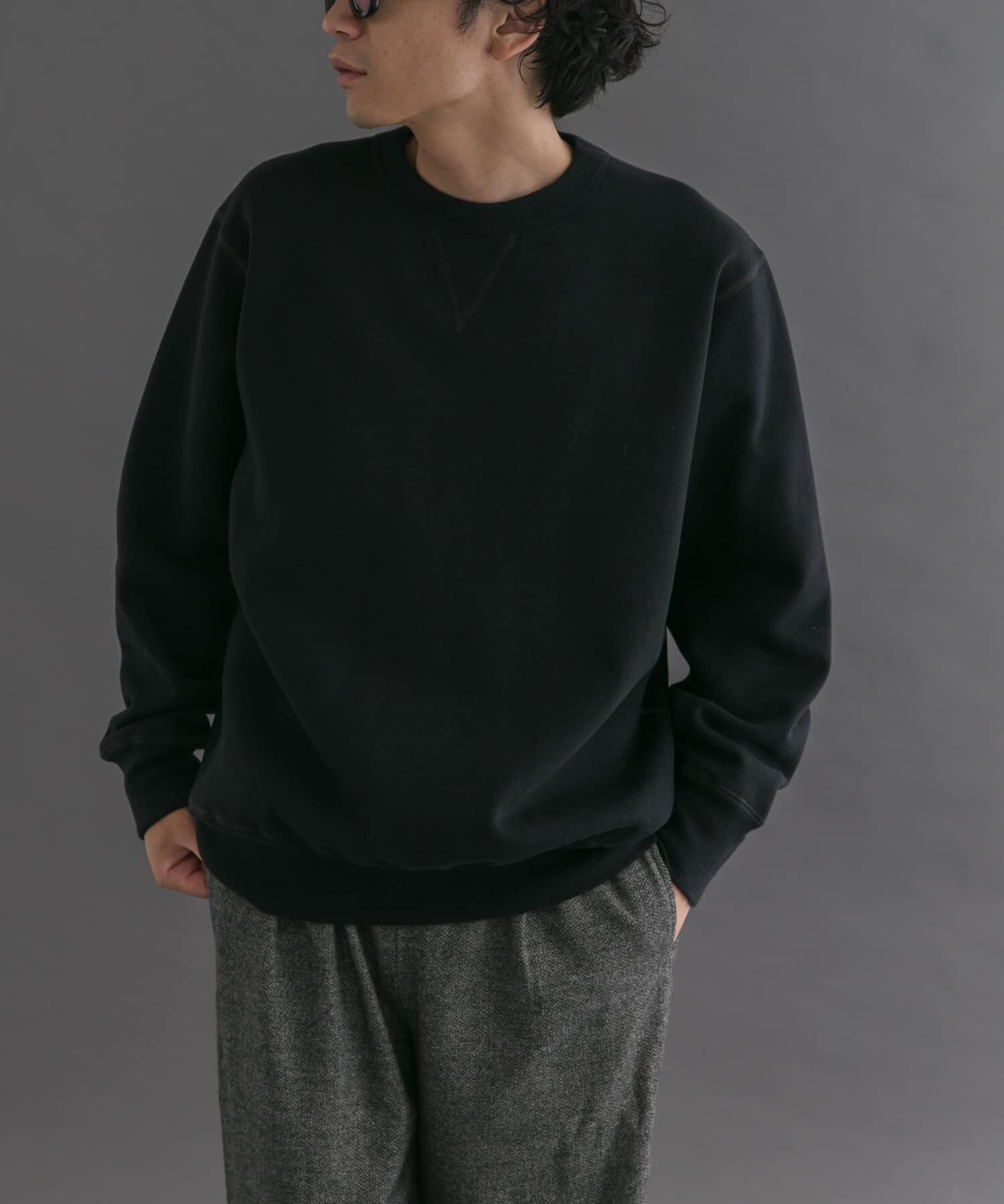 URBAN RESEARCH DOORS「FORK&SPOON　リサイクルコットン裏毛クルーネックスウェット」|スウェット・ジャージ|