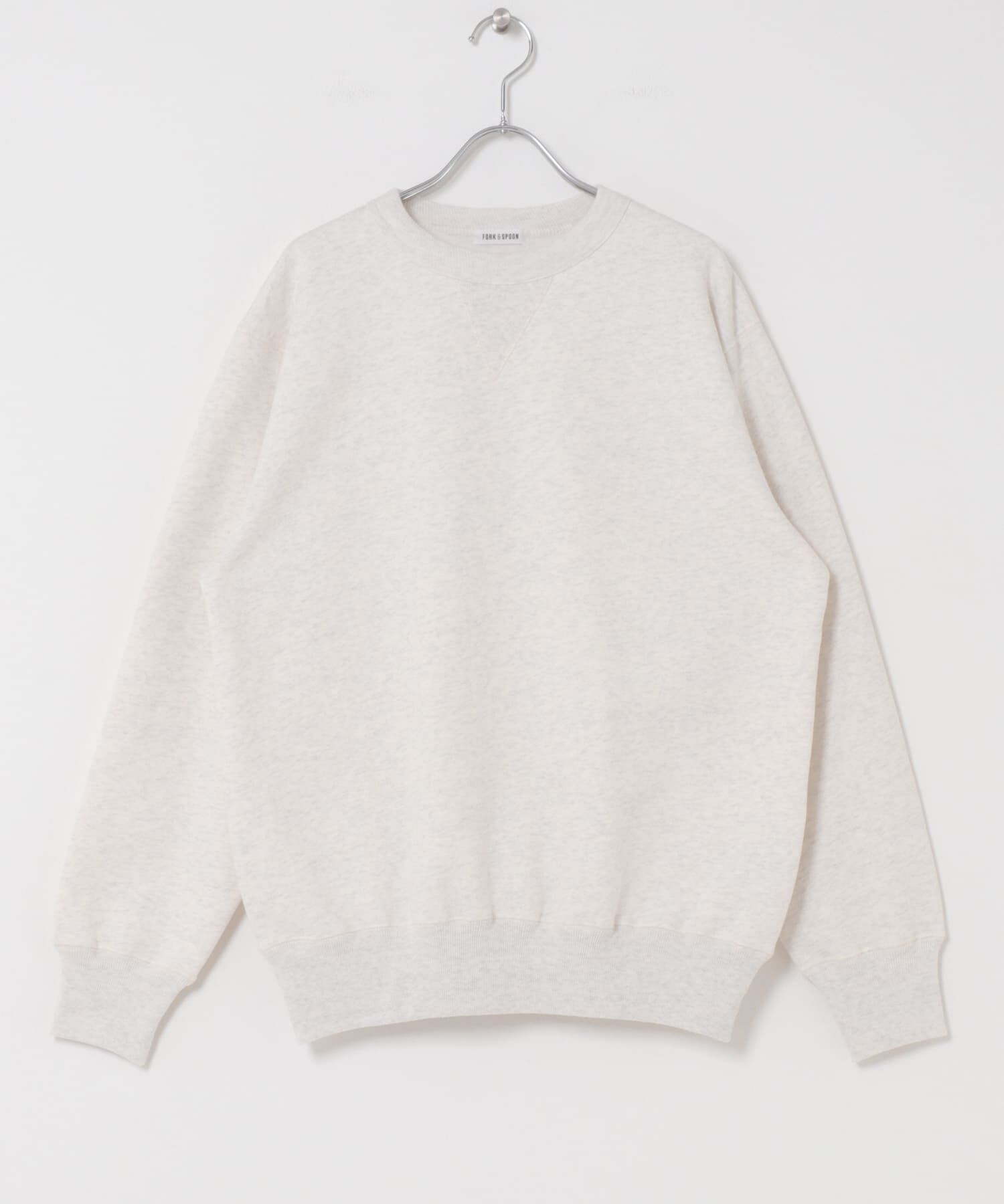 URBAN RESEARCH DOORS「FORK&SPOON　リサイクルコットン裏毛クルーネックスウェット」|スウェット・ジャージ|