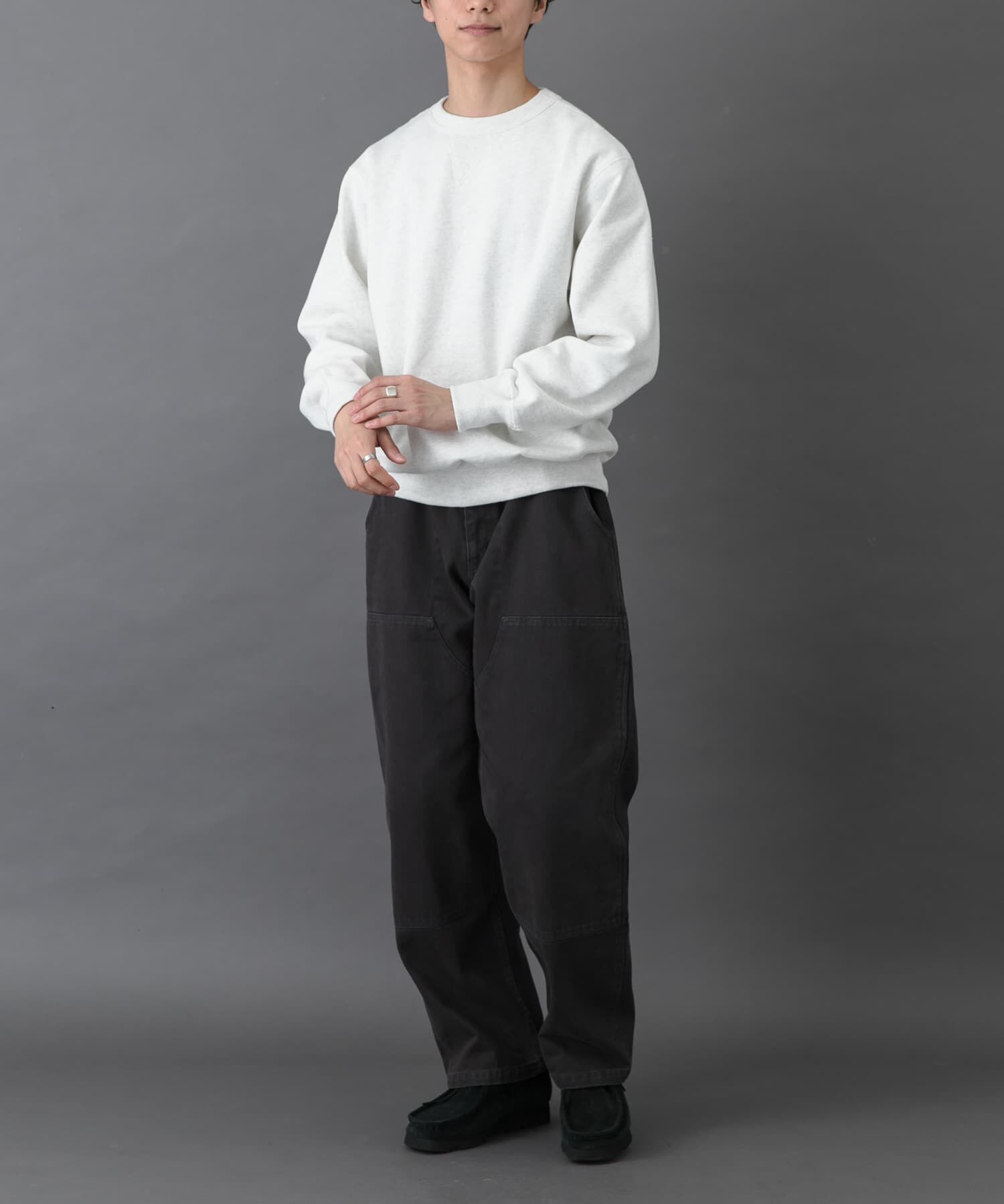 URBAN RESEARCH DOORS「FORK&SPOON　リサイクルコットン裏毛クルーネックスウェット」|スウェット・ジャージ|