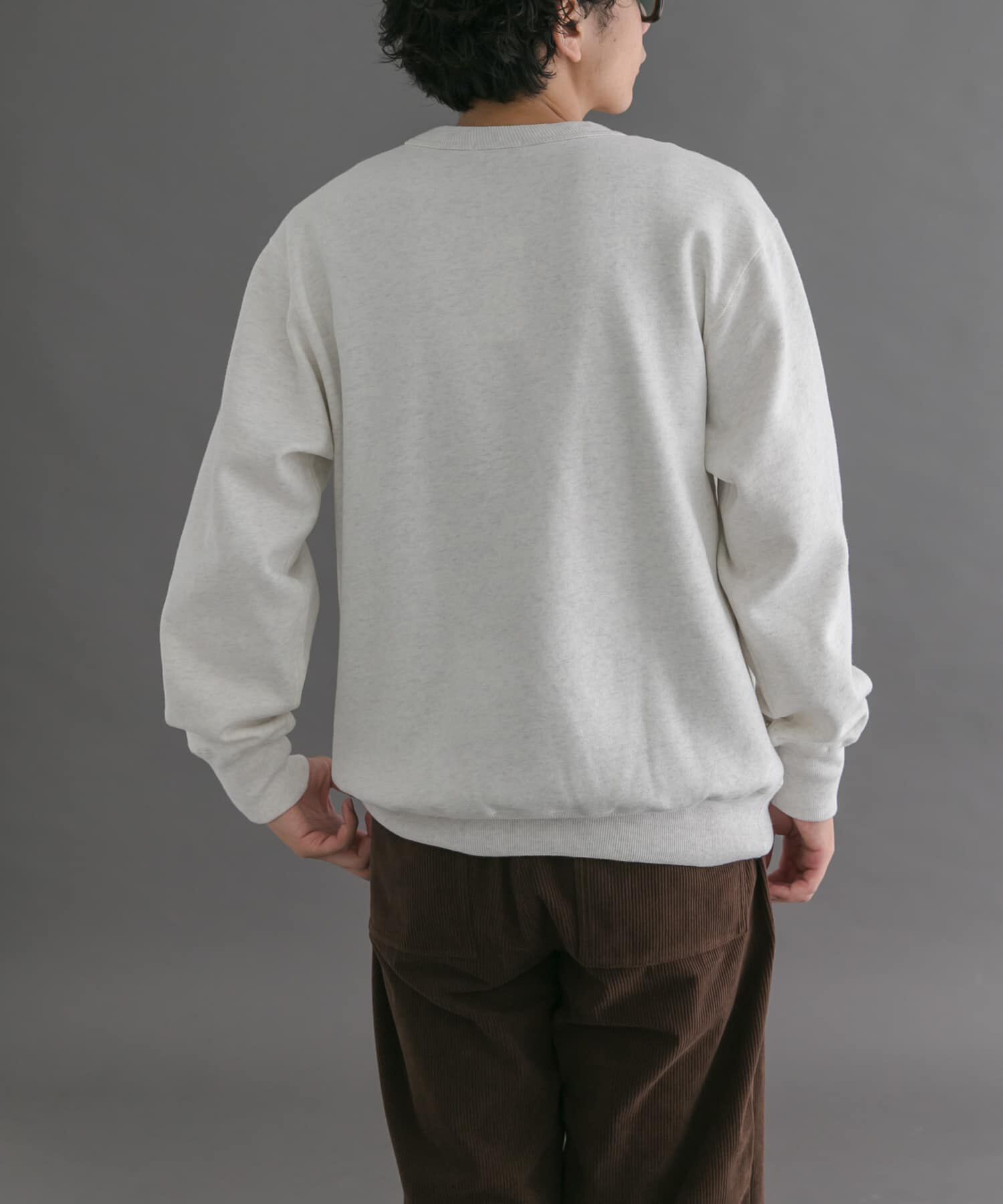 URBAN RESEARCH DOORS「FORK&SPOON　リサイクルコットン裏毛クルーネックスウェット」|スウェット・ジャージ|