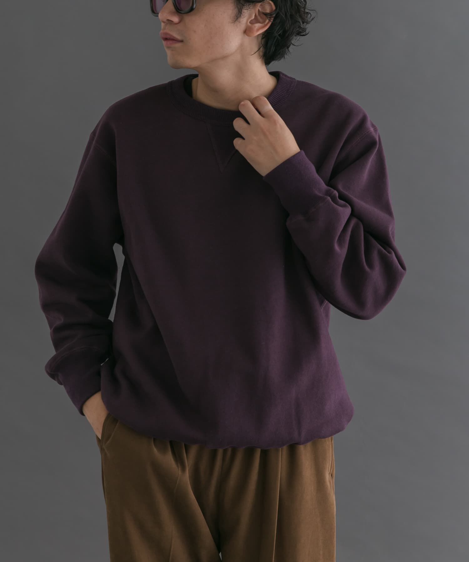 URBAN RESEARCH DOORS「FORK&SPOON　リサイクルコットン裏毛クルーネックスウェット」|スウェット・ジャージ|