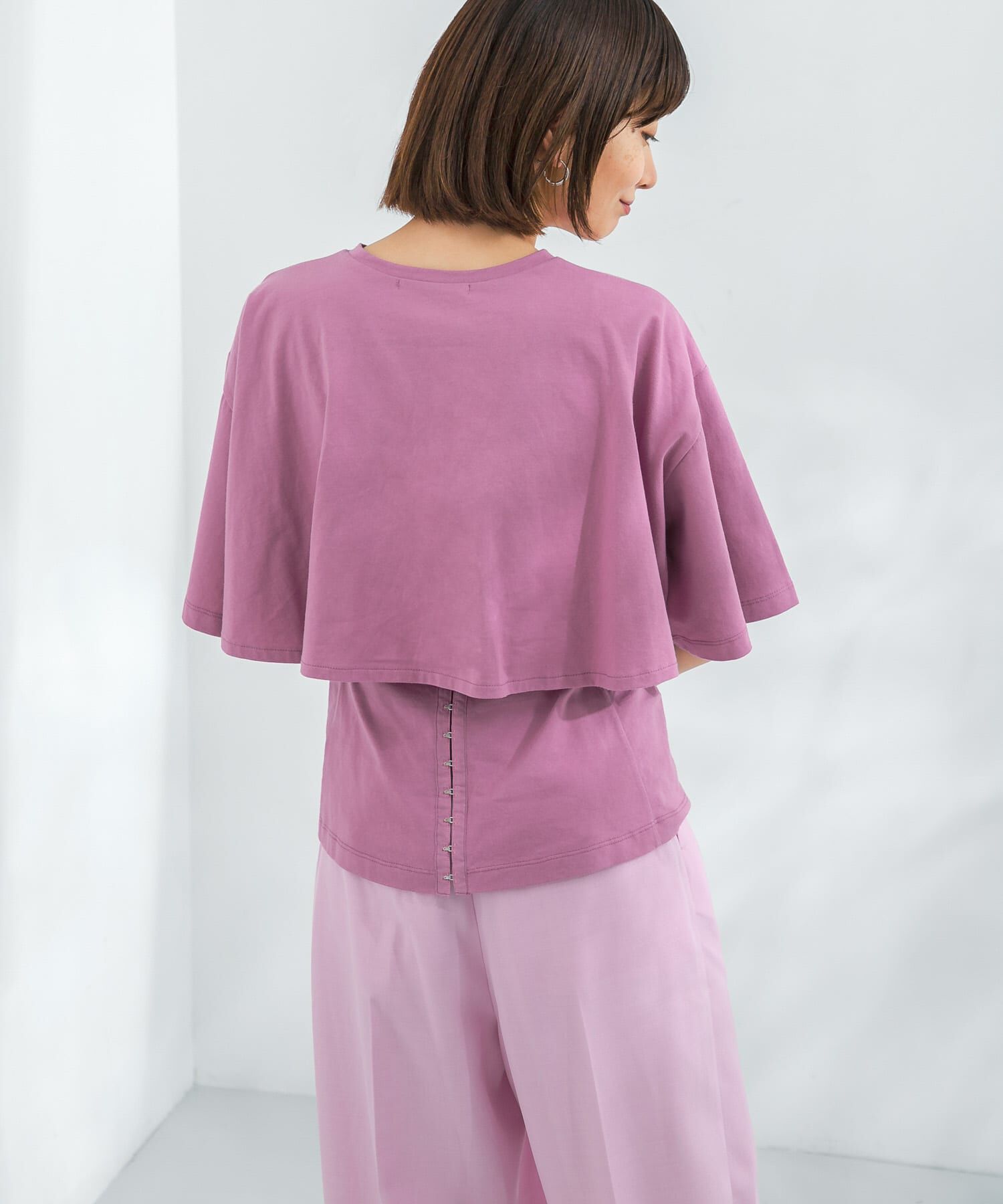  「BACKホックTシャツ」|Tシャツ・カットソー|