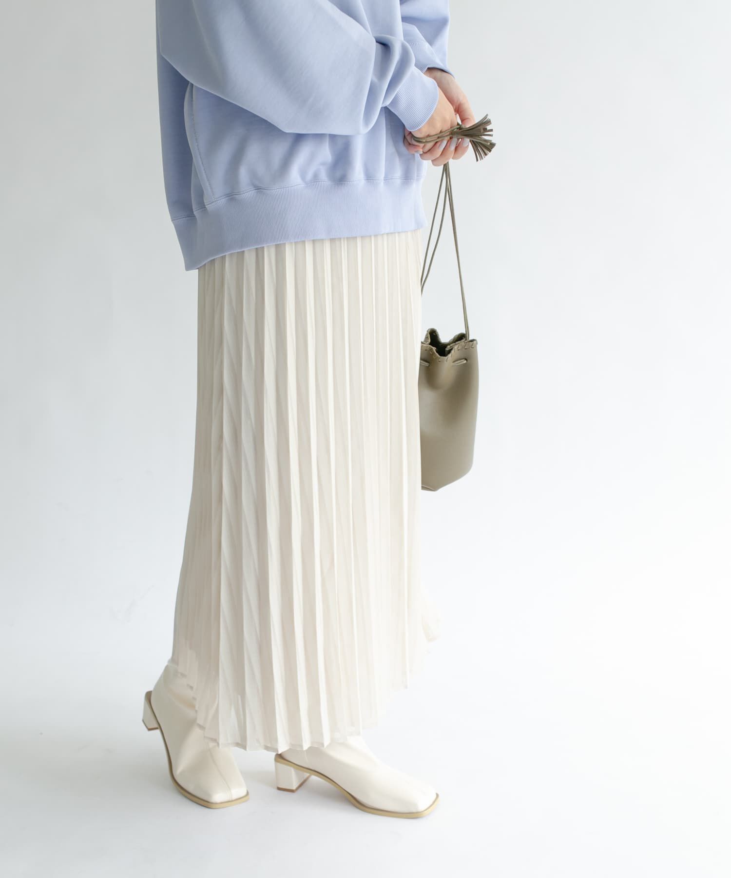  「シアーラッププリーツスカート」|スカート|