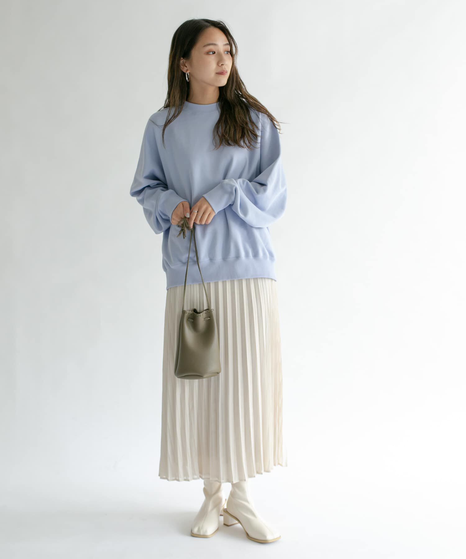  「シアーラッププリーツスカート」|スカート|