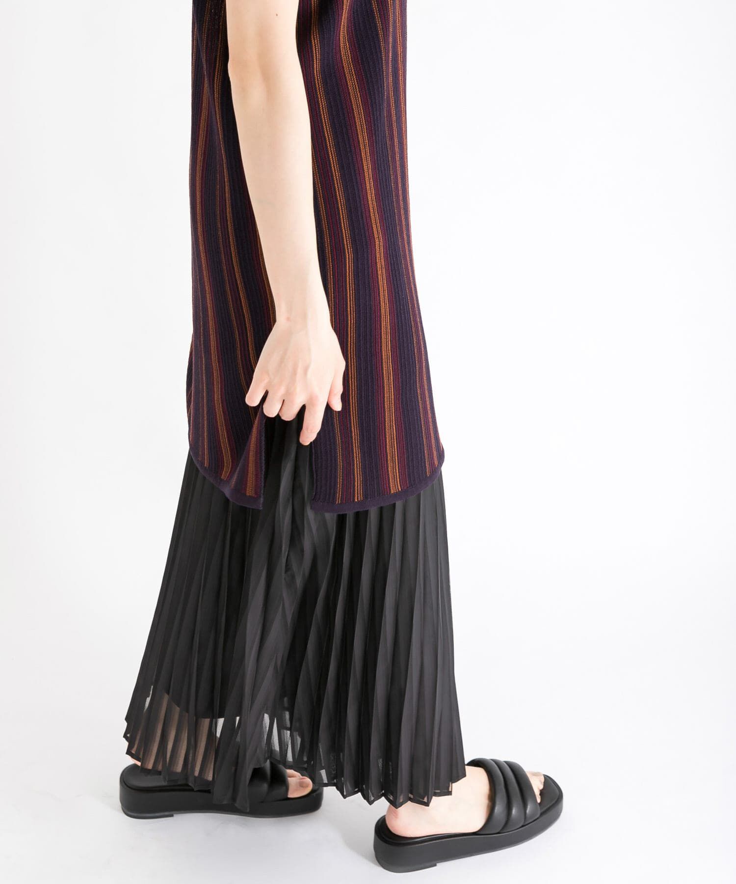  「シアーラッププリーツスカート」|スカート|