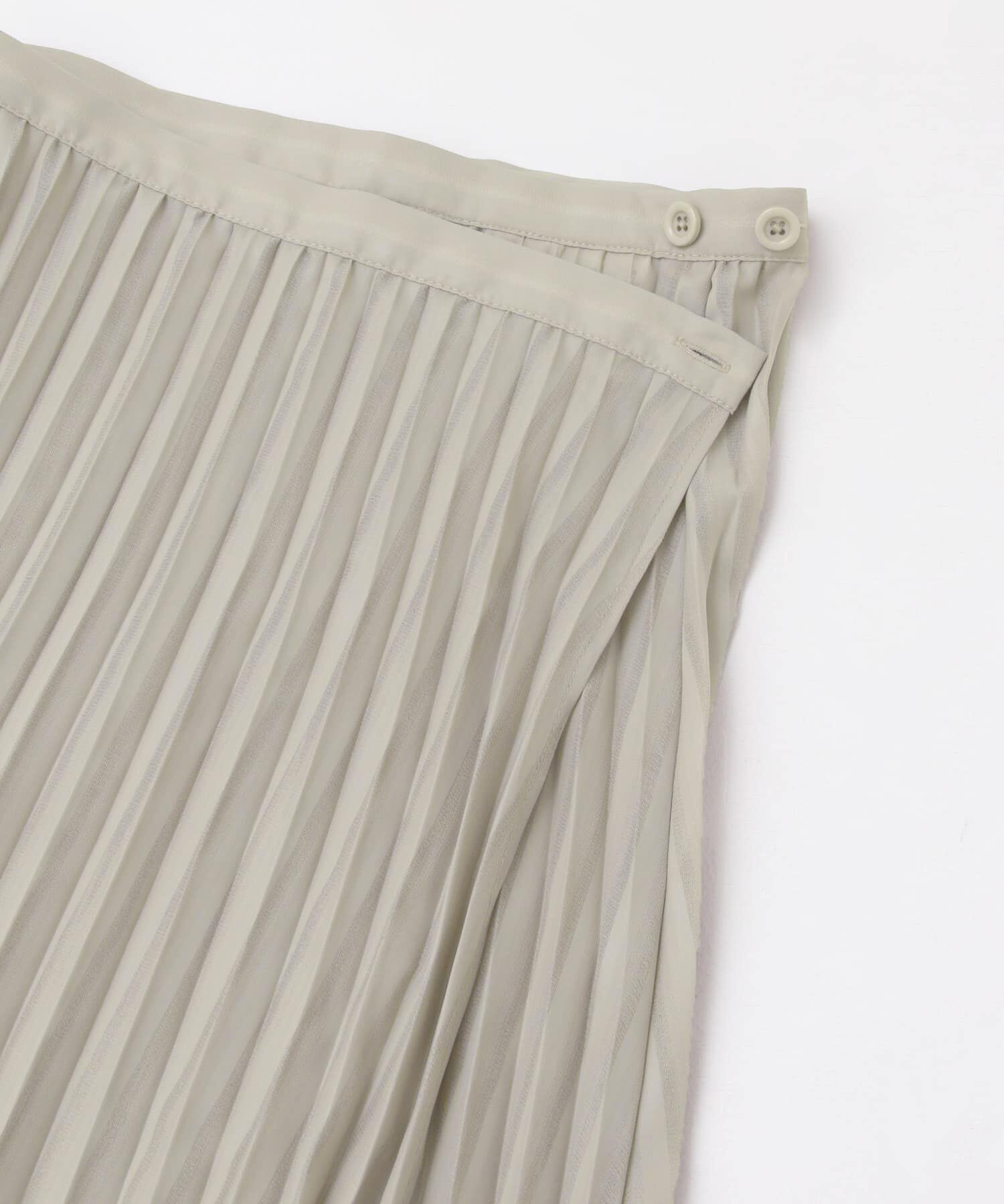  「シアーラッププリーツスカート」|スカート|