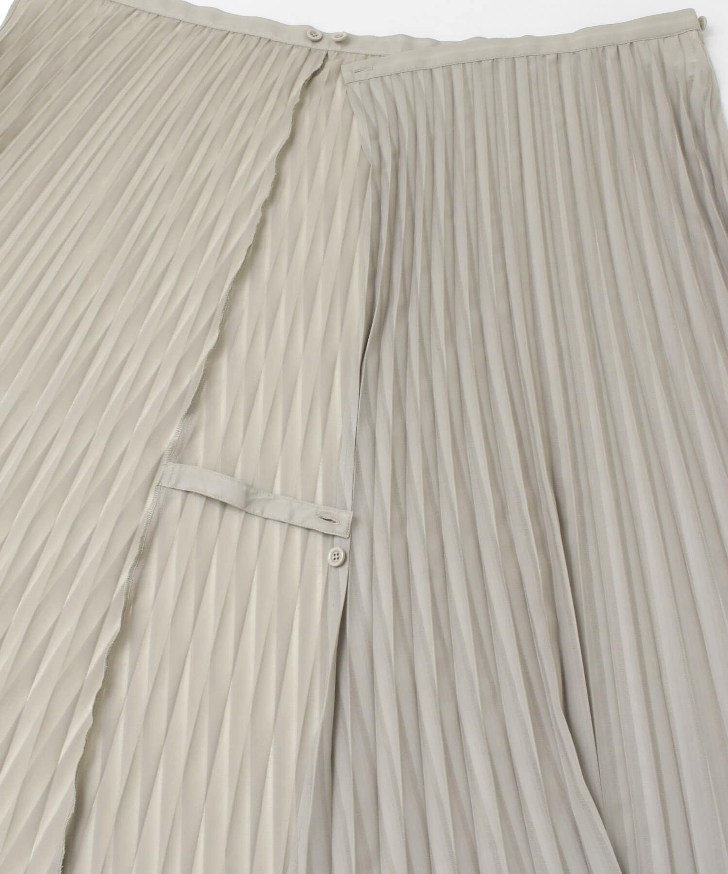  「シアーラッププリーツスカート」|スカート|