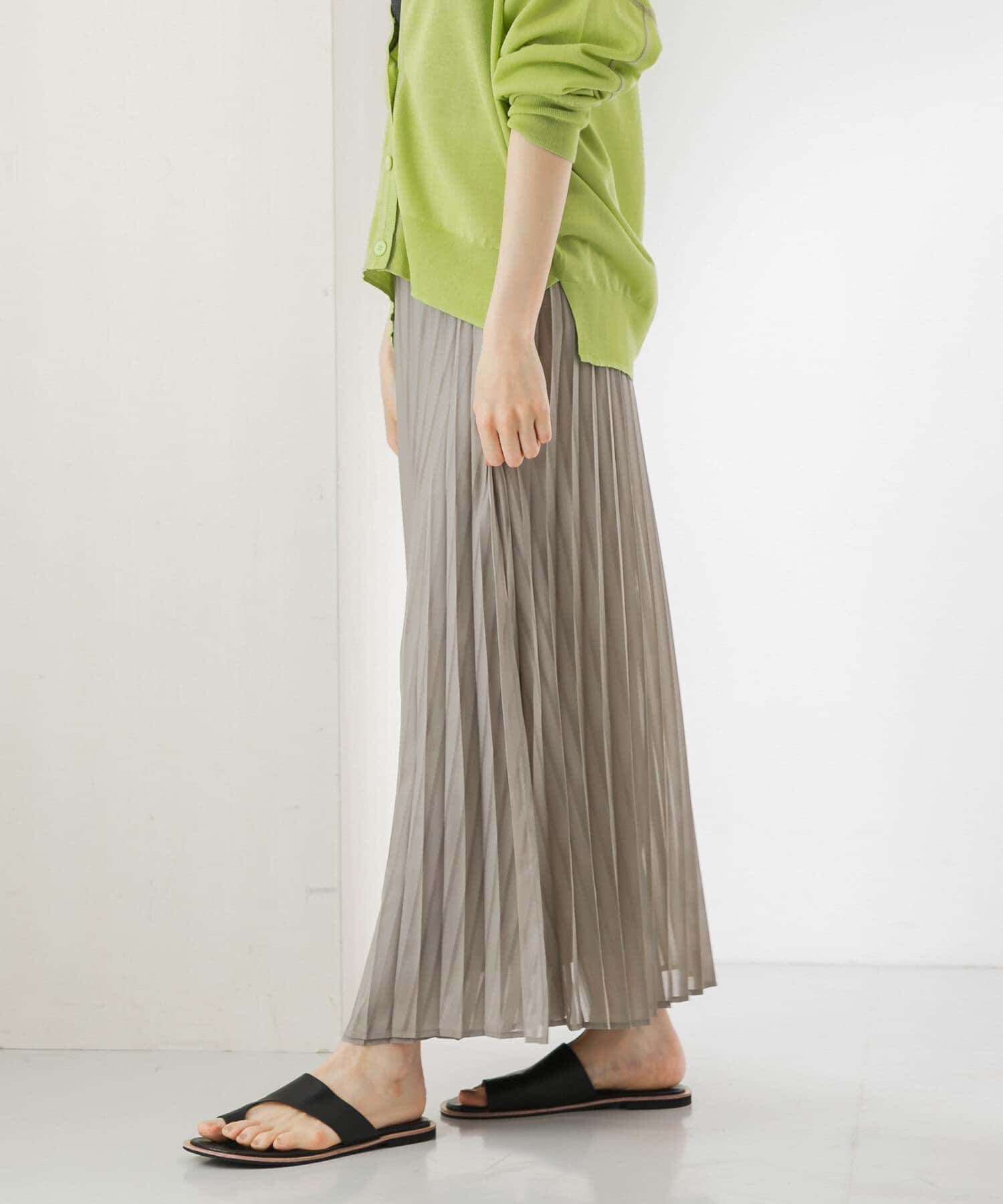  「シアーラッププリーツスカート」|スカート|