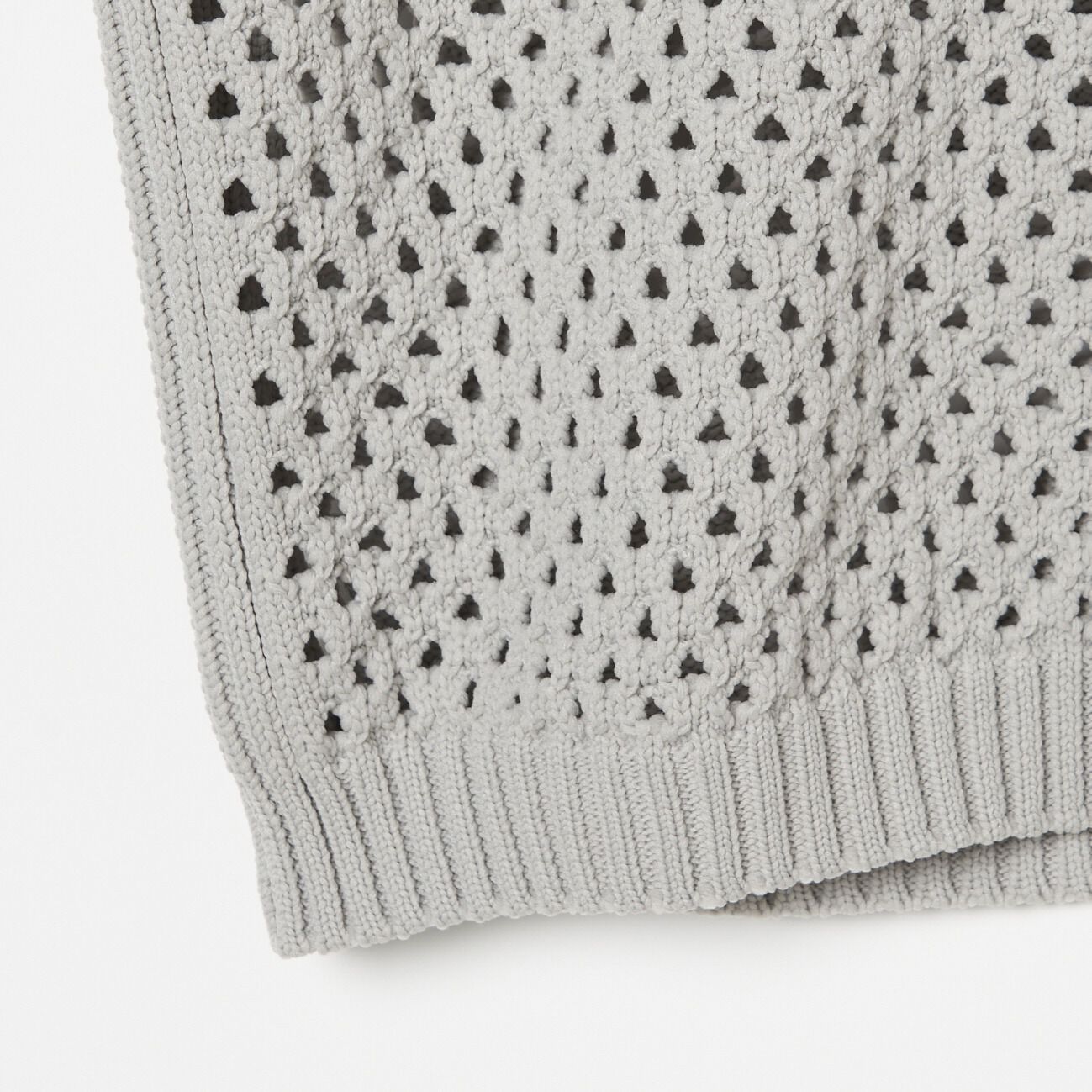 HELIOPOLE「HELIOPOLE EYELET KNIT V NECK CARDIGAN」|ニット・セーター|