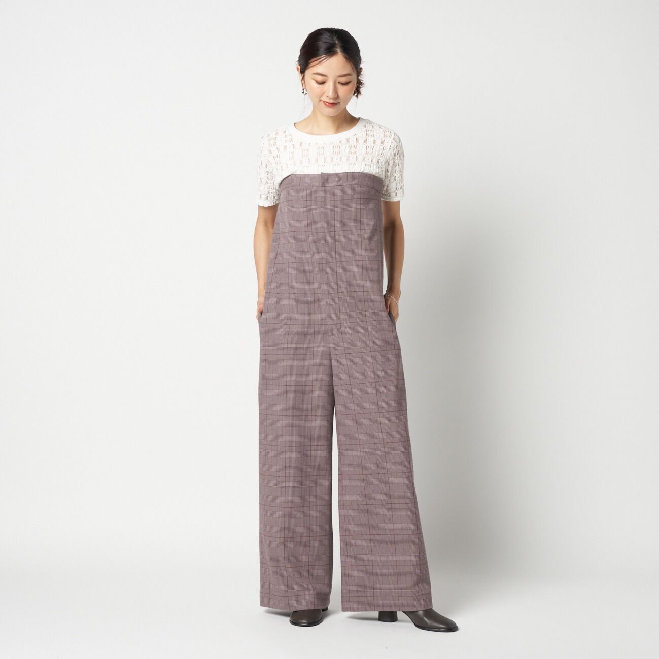 HELIOPOLE「HELIOPOLE JUMP SUITS (BARE TOP)」|チノ|