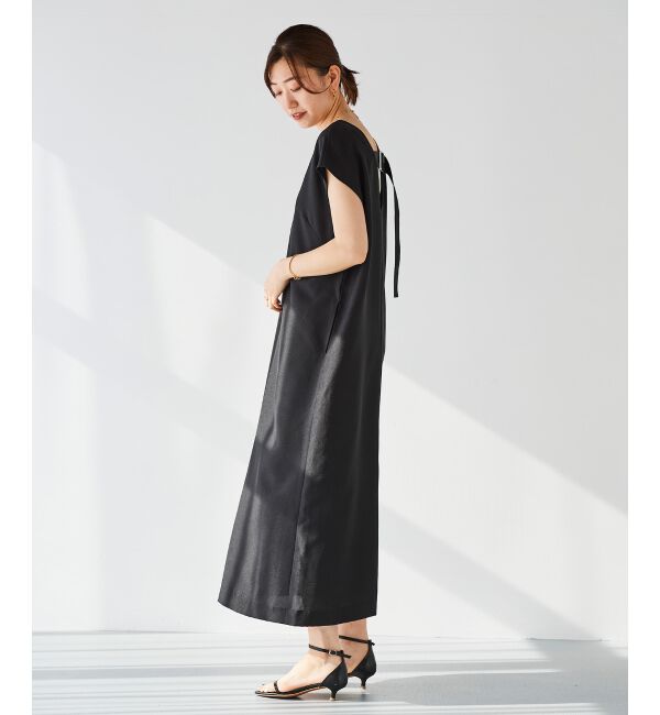 le.coeur blanc「バックベルトVネックワンピース」|ワンピース|