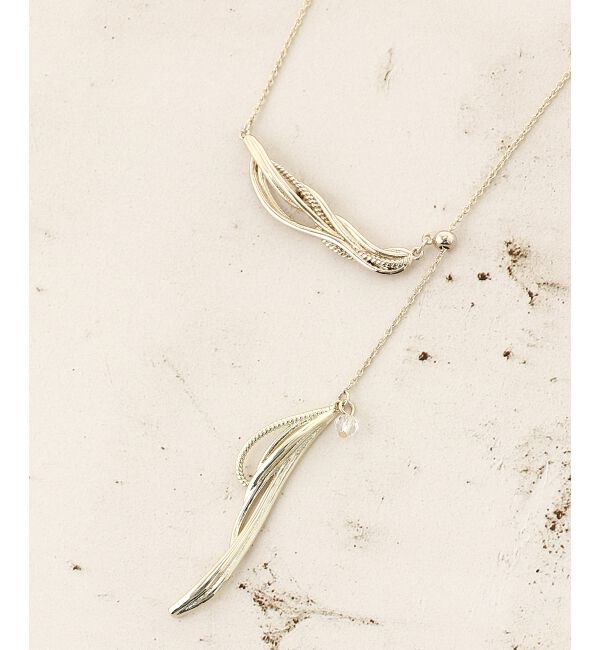 le.coeur blanc「ニュアンスメタルスライドネックレス」|ネックレス|