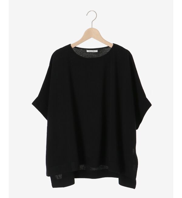 le.coeur blanc「《手洗い可能》ギマコットンワイドシルエットプルオーバー」|ニット・セーター|