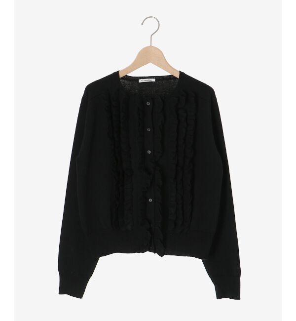  「フロントフリルニットカーデ」|カーディガン|