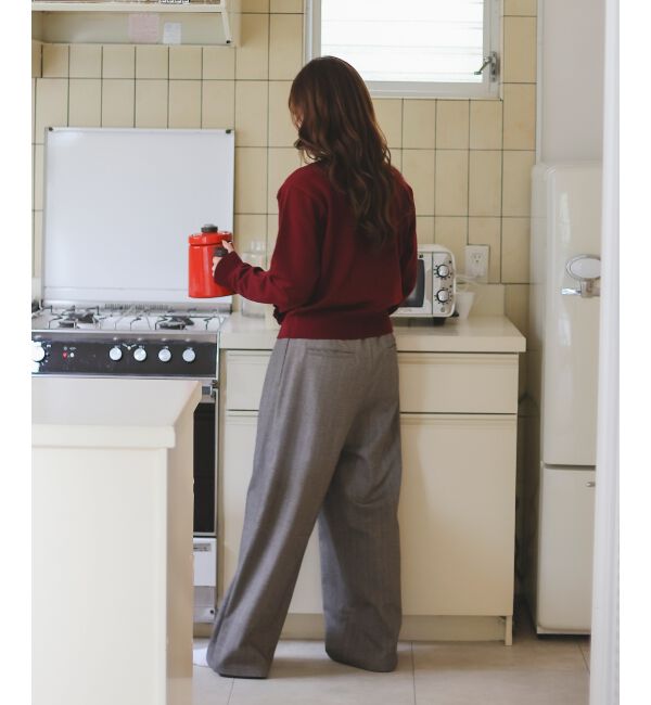  「フロントフリルニットカーデ」|カーディガン|