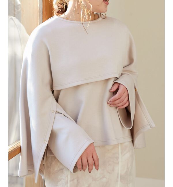 MAJESTICLEGON「マルチwayフレアスリーブセットトップス」|Tシャツ・カットソー|