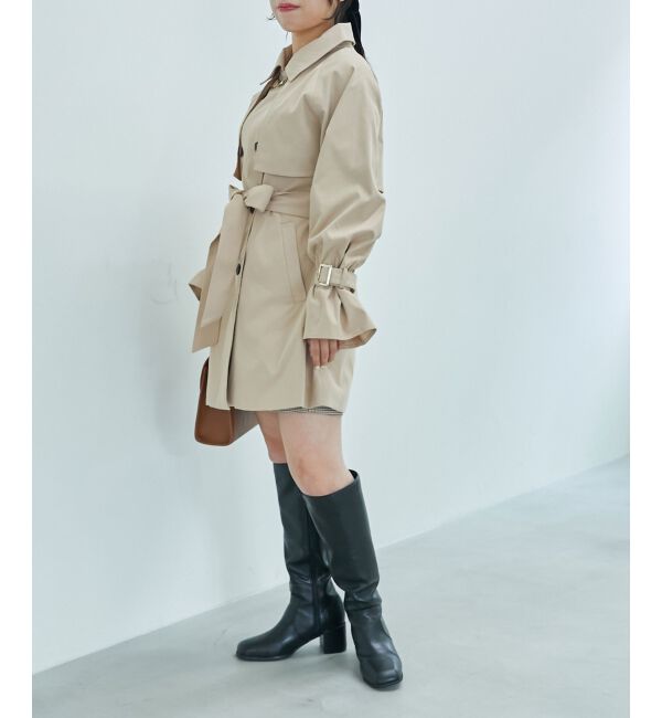 MAJESTICLEGON「ビット付ミディトレンチコート」|トレンチコート|