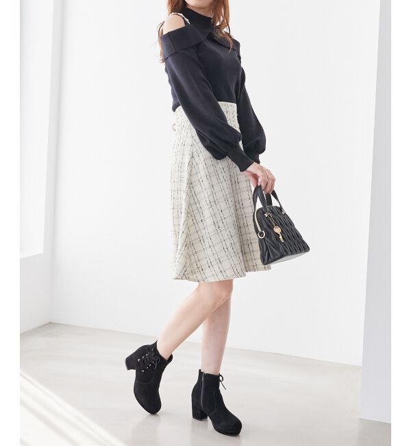 MAJESTICLEGON「サイドレースアップブーツ」|ショートブーツ|